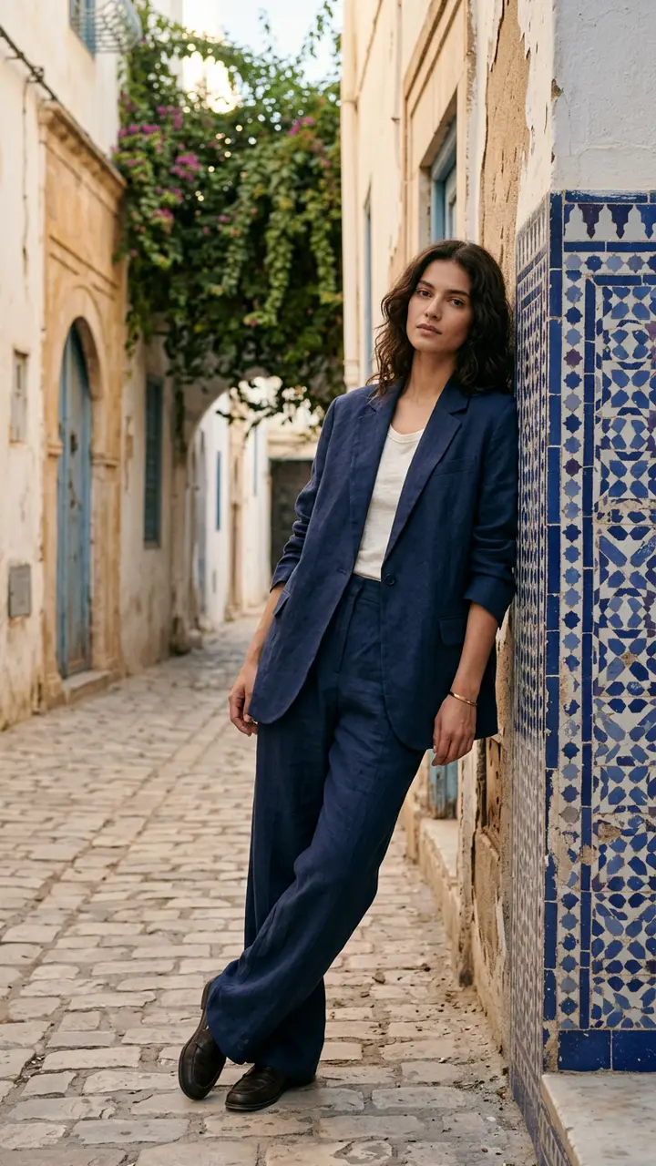 Éditorial mode généré avec Swai dans la médina de Tunis